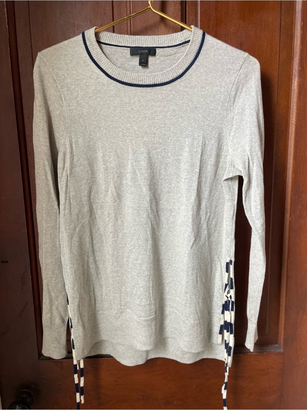 J. Crew women's medium thin gray sweater